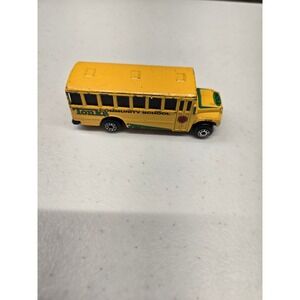 Tonka Community School Bus Diecast Yellow Maisto Hasbro 2000 Vintage Toy Vehicle